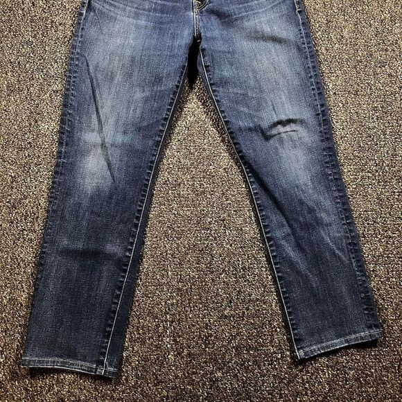 7 For All Mankind Standard Jeans Men’s Size 33 Dark Wash Stretch Denim - Picture 4 of 6